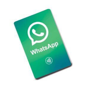 Carte contact sans contact WhatsApp